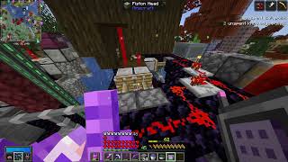 Vault Hunters 118 auto Dark Oak tree farm with MekanismRouters Minecraft [upl. by Bahner]