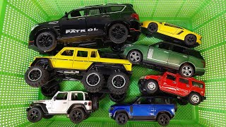 Box Full of Model Cars Amg G63 6x6 Nissan Patrol and some 132 Scale Model cars [upl. by Peppie]