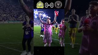 Al Nassr vs Inter Miami alnassr intermiami ronaldo messi football short youtube [upl. by Sivat]