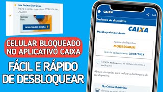 DESBLOQUEIO PENDENTE  COMO DESBLOQUEAR DISPOSITIVO NO CAIXA ELETRÔNICO [upl. by Akierdna]