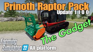 Prinoth Raptor Pack  FS22 UPDATE July 1824 [upl. by Adnaerb67]