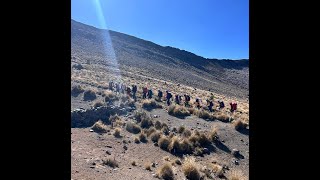 The quot7 volcanoes in 77 daysquot team climbed to the assault camp of Orizaba peak 4700 meters [upl. by Notsirhc33]