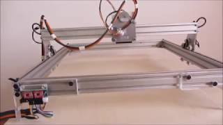 CNC Eigenbau 10W Laser Graviermaschine Engraver Lasergravier DIY [upl. by Atinrev]