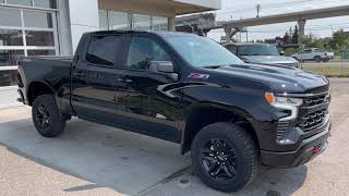 Black 2024 Chevrolet Silverado 1500 LT Trail Boss Review Calgary AB  Wolfe Calgary  CU418360 [upl. by Thgiwed]