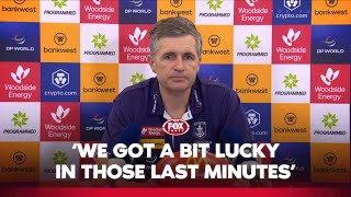 Longmuir on Docker’s close call against the Swans  Fremantle Press Conference  Fox Footy [upl. by Maris879]