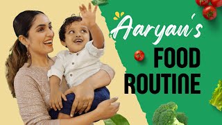 Aaryans Food Routine  2 Year Old Baby  Baby Aaryan  Nimmy Arungopan  Arun Gopan [upl. by Locklin]