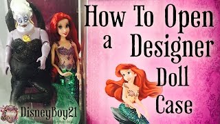 How to Open a Disney Designer Doll Case [upl. by Boutis]