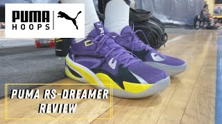 I COPPED MY FIRST SHOE FROM PUMA HOOPS  RSDREAMER  REVIEW [upl. by Nylhtiak]