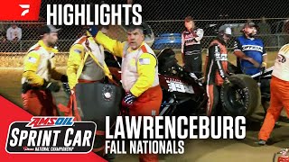 Fall Nationals  USAC Sprints at Lawrenceburg Speedway 101224  Highlights [upl. by Dez]