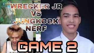 WRECKER JR VS JUNGKOOK GUSION TO GUSION LAUGH TRIP GAME 🤣 [upl. by Ewen219]