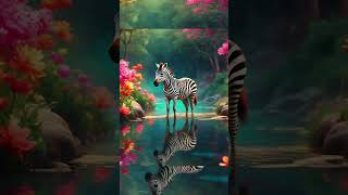 Zuri the Zebra’s Magical Adventure A Colorful Quest to Find Her True Hue ai [upl. by Rauscher]