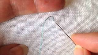 Bullion Knot Tutorial needlework [upl. by Eltsyek272]