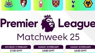 Matchweek 25 PL pred [upl. by Taylor]