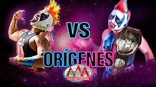 PSYCHO CLOWN vs PSYCHO CLOWN OG  LUCHA LIBRE AAA  MEXICAWS [upl. by Goodson]