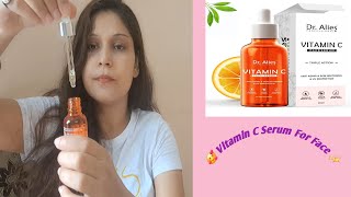 Dr Alies Professional Vitamin C Serum review 🥰  Vitamin C Serum for glowing and youthful skin ✨ [upl. by Heid]