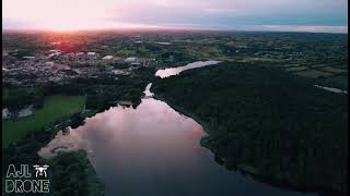 Lough Muckno Castleblayney Co Monaghan  AJL Drone [upl. by Ahselak650]