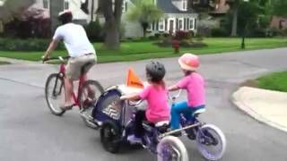 The Tandem Trailer Tagalong Bike [upl. by Tilden]