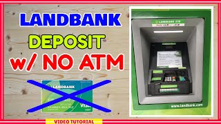 Landbank Cardless Deposit Paano Magdeposit w NO ATM Card to Landbank Deposit Machine [upl. by Germin384]