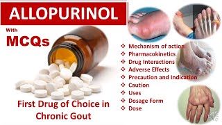 What is Allopurinol How Allopurinol works What is the pharmacology of Allopurinol [upl. by Anilegnave]