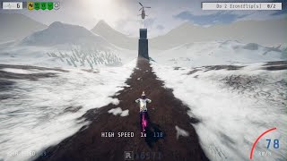 First time completing the Peaks Boss jump True Descender  Descenders [upl. by Leiso279]