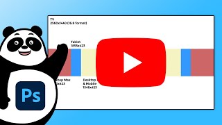 YouTube Banner Dimensions and Export In Photoshop 2024 [upl. by Spain]