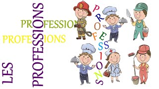 Learn French Les métiers  ProfessionsJobs in French  Basic French Vocabulary for Kids [upl. by Ozkum]