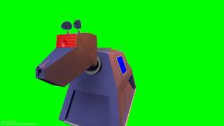 doctor who K9 style 3D ANIMATION 1080p s01r04 green screen [upl. by Hnoj]