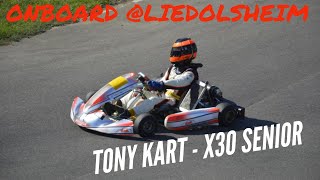 Onboard Tony Kart X30 at Liedolsheim [upl. by Premer925]