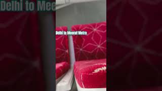 Delhi to Meerut Metro  RRTS metro delhitomeerut metro rrts [upl. by Gianni988]