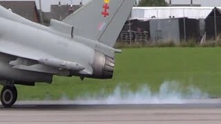 The Awesome Power of the EJ200 Jet Engine  SloMo Special [upl. by Agemo]