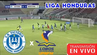 Victoria vs Lobos upnfm en vivo liga nacional Honduras jornada 16 clausura [upl. by Ninon]