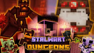 Stalwart Dungeons   Nuevas Dugeons en el Nether y End  Minecraft Review 11821165 [upl. by Gatian518]