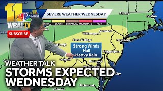 Weather Talk Storms expected to arrive Wednesday [upl. by Drais]