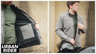 OXFORD Ridgeback Fleece Lined Motorcycle Shirt Review [upl. by Sophy]