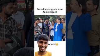 funny comedy prank youtubeshorts youtube mangru bhai ne reporter ko hila Dala bahut badhiya ma [upl. by Cassil]