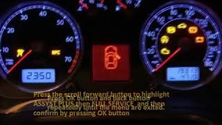 KIA CARENS IV 2013 13 How to reset service light indicator [upl. by Rutger78]