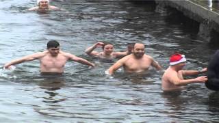 Christmas Day Swim  Lough Owel 2015 [upl. by Amaleta342]