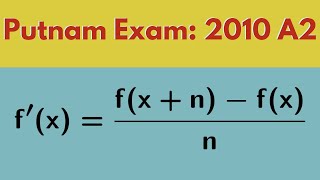 Putnam Exam  2010 A2 [upl. by Einhpad479]