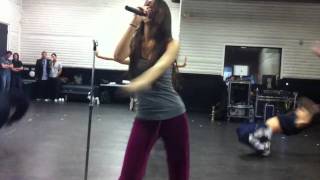 Victoria Justice dances to quotBeggin On Your Kneesquot [upl. by Eilram289]