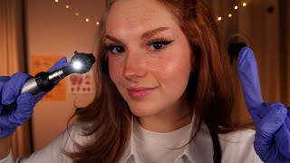 ASMR Everything Doctor But Shes a Little Sketchy  Eye Exam Smell Test Ear Exam amp More [upl. by Noremmac]