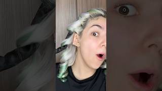 Cómo peino mi pelo VERDE😅 cabello [upl. by Arammat]