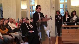 Gagnant du concours déloquence  Grande finale  Lysias Bordeaux 2017  Adrien Thomas [upl. by Terhune257]