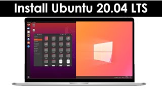 How to Dual Boot Ubuntu 2004 LTS and Windows 10  2020 [upl. by Billen513]