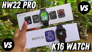 K16 VS HW22 PRO SMARTWATCH UNBOXING AND MALAYALAM FULL REVIEW [upl. by Naynek806]