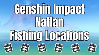 Natlan Fishing Locations  Genshin Impact v52 [upl. by Ahsemac]