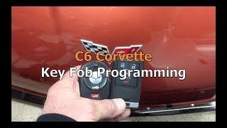 C6 Corvette Key Fob Programming [upl. by Annie495]