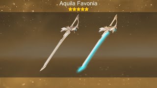 Aquila Favonia before after Ascension  Genshin impact [upl. by Annabel]