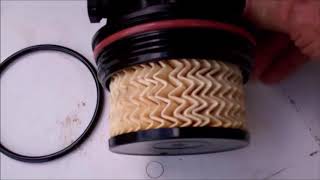 Changing fuel filter in a 2 0 d Volvo V50 beware of main stealer dealer [upl. by Alyda]