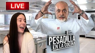 GEMMA TEBAR REACCIONA a PESADILLA en la COCINA CHILE quotArco y Balenoquot  EN VIVO [upl. by Atilrak]