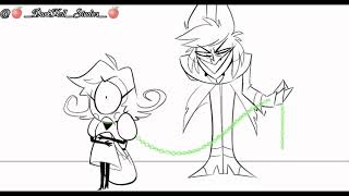 °•\\🪡📻 Alastor regaña a Nifty📻🪡•° Fandub 🏨 Hazbin hotel 🏨 DarkHellStudios [upl. by Ahsekel]